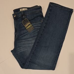 Daniel Cremieux Relaxed Straight Jeans in Medium Blue Denim 207